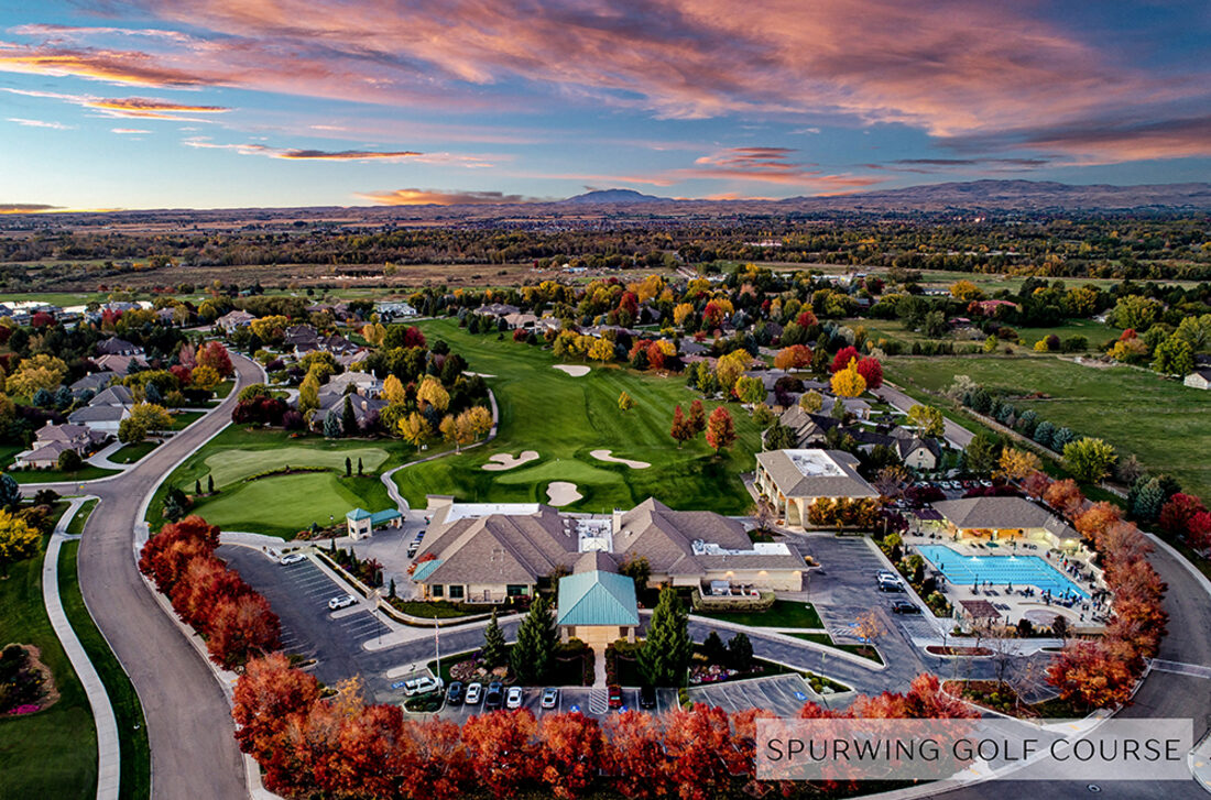 Spurwing Golf Course clubhouse and pool